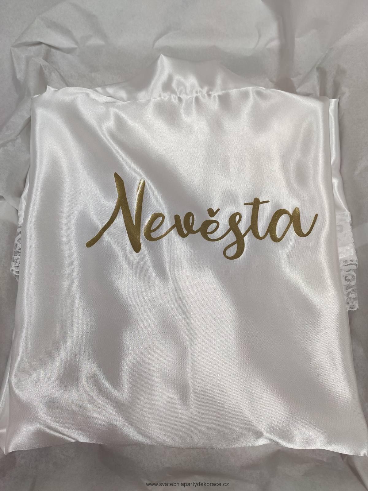 Nažehlovací nápis Nevěsta