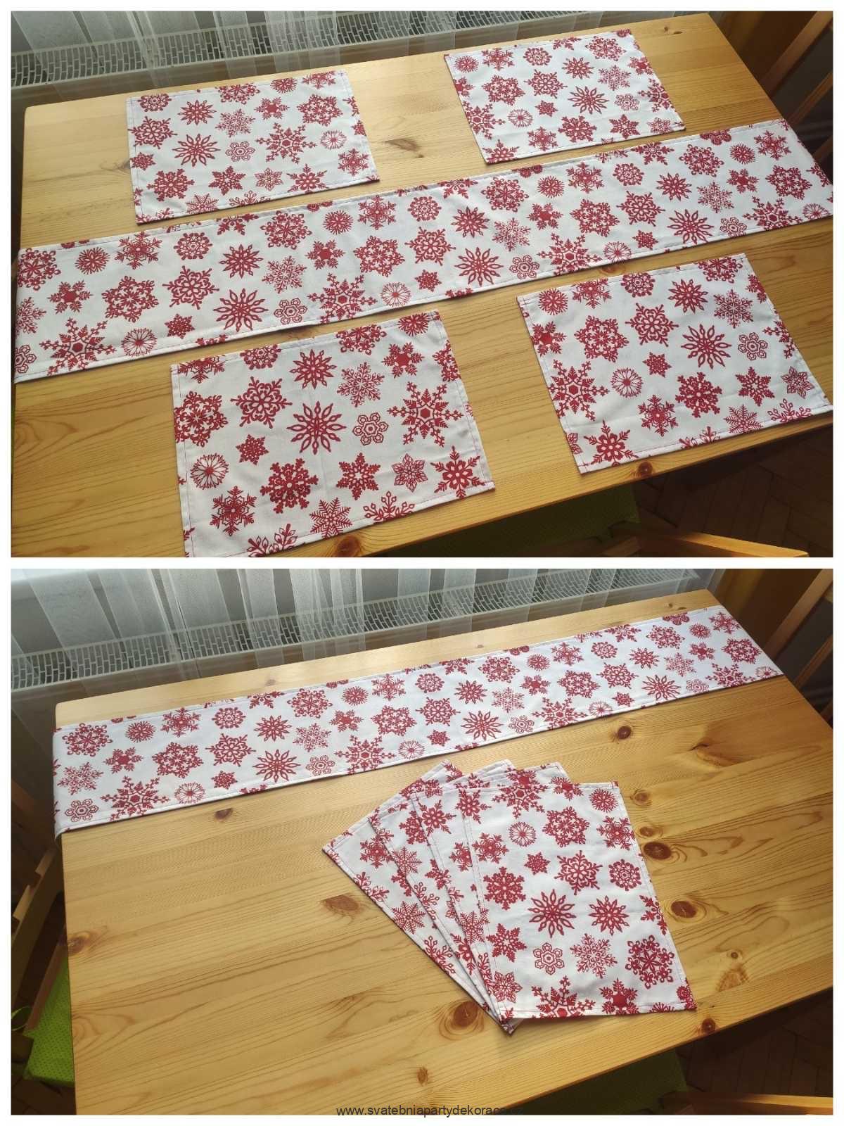 Sada běhounu a prostírání na stůl