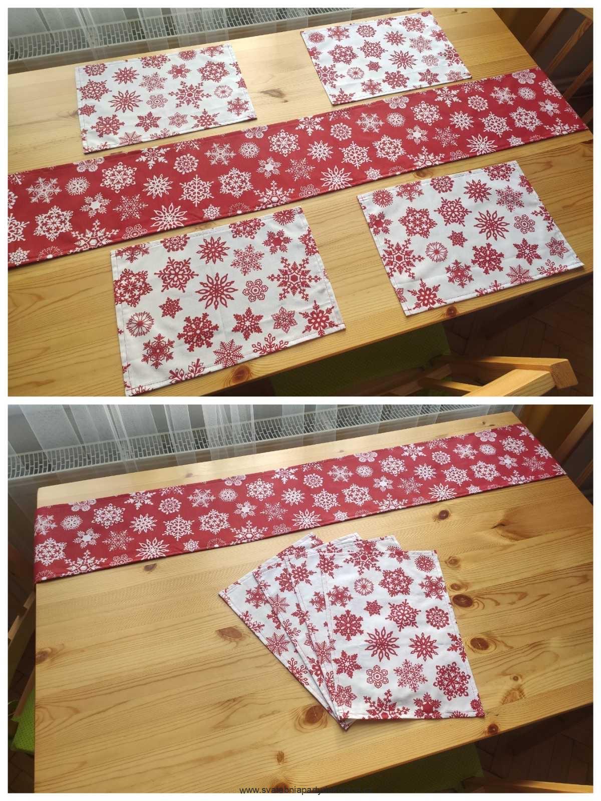 Sada běhounu a prostírání na stůl