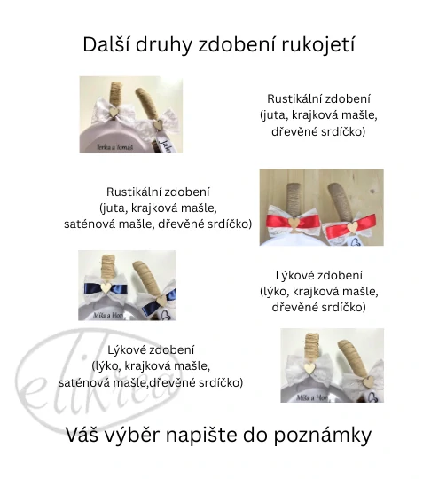 SVATEBNÍ SMETÁČEK A LOPATKA S HOLUBIČKAMI