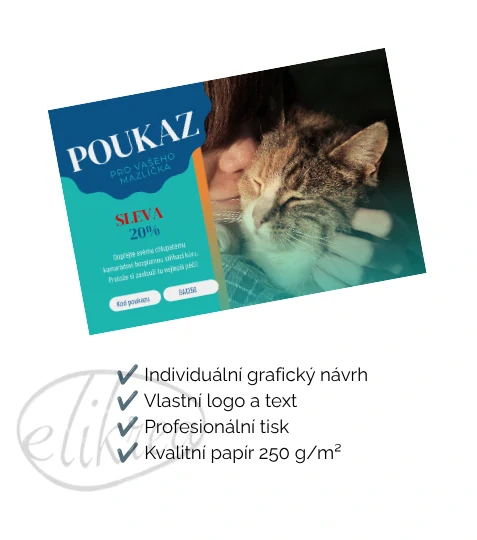 Dárkové poukazy pro firmy s vlastním designem