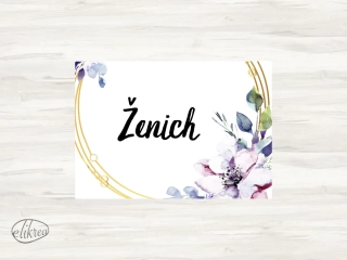 Jmenovka Fialová zahrádka