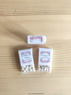 Tic tac růžičky - dražé s mátovou příchutí