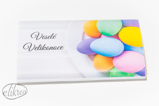Velikonoční přání - barevná velikonoční vajíčka